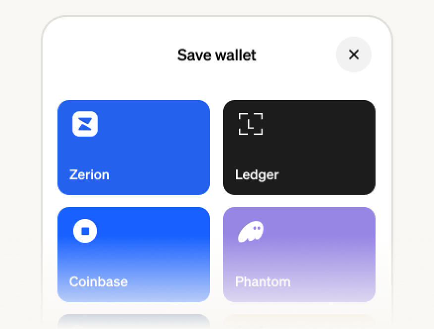Wallets UI